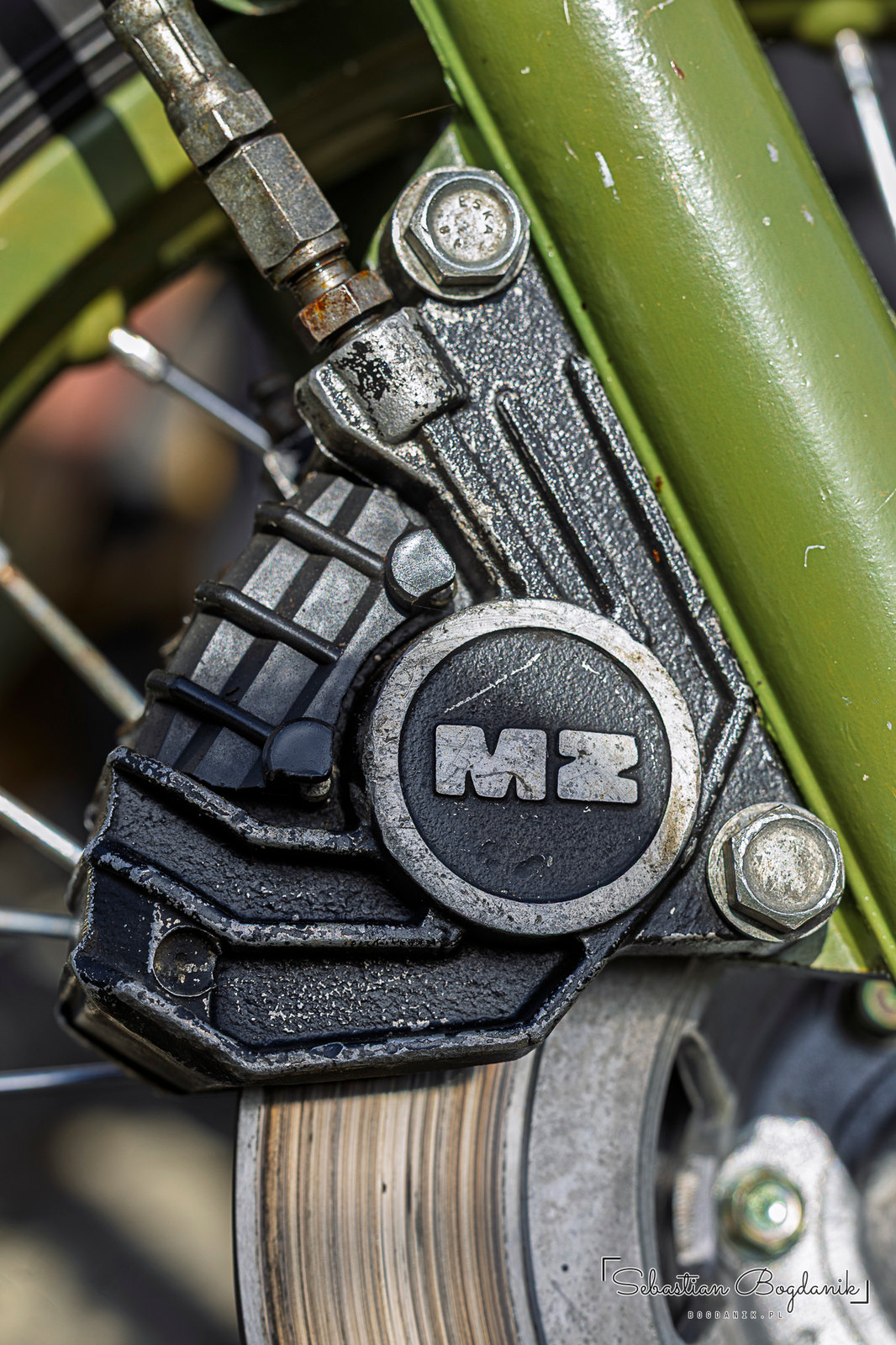 An MZ from Zschopau, East Germany, the same factory that built DKW motorcycles before the war (2/2)
